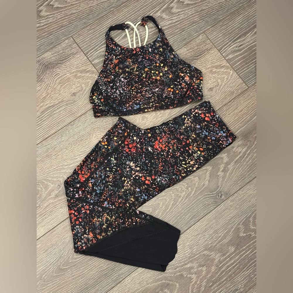 Lululemon Matching Legging & Bra Set